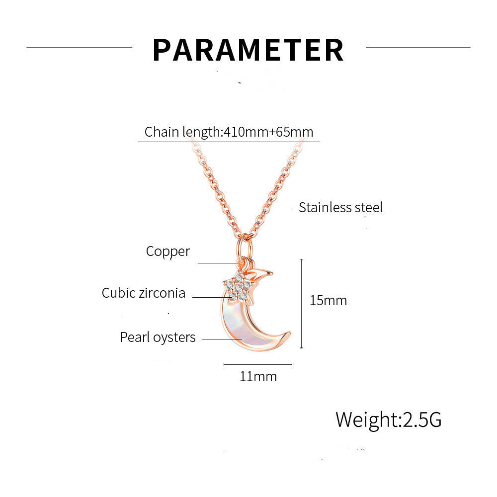 Elegant Star Pendant Clavicle Necklace