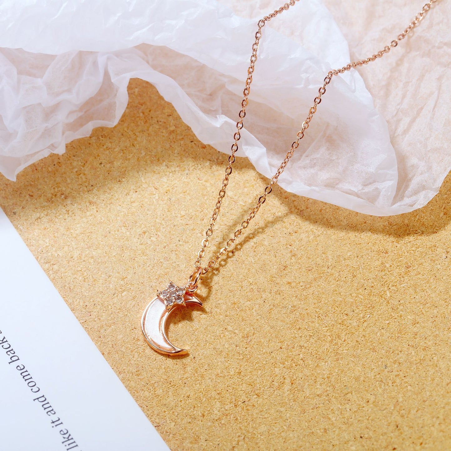 Elegant Star Pendant Clavicle Necklace